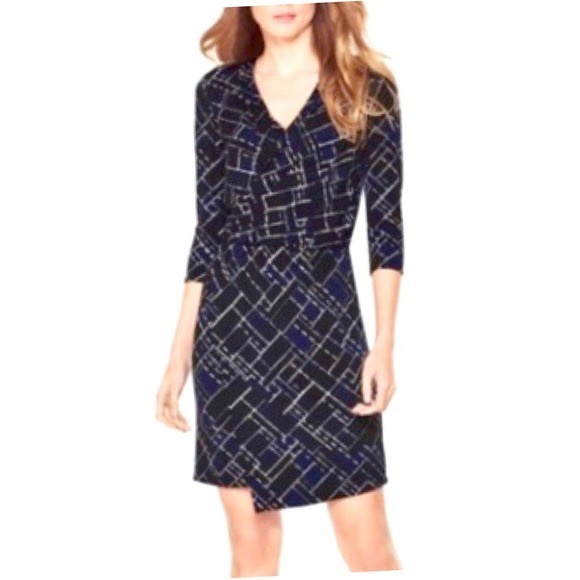 White House Black Market Dresses & Skirts - White House Black Market Faux Wrap Dress